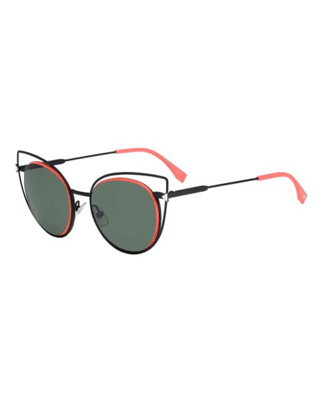 fendi round wire rim sunglasses|fendi sunglasses frames.